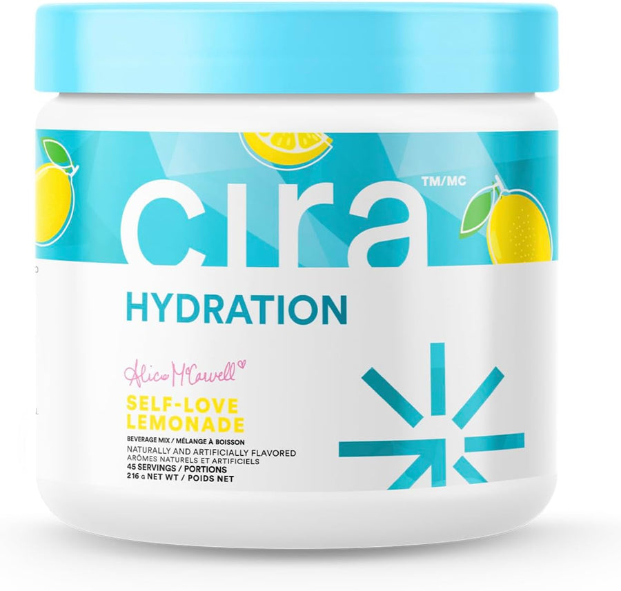 Cira x Alicia McCarvell – Hydration Powder – Self Love Lemonade – 45 Servings