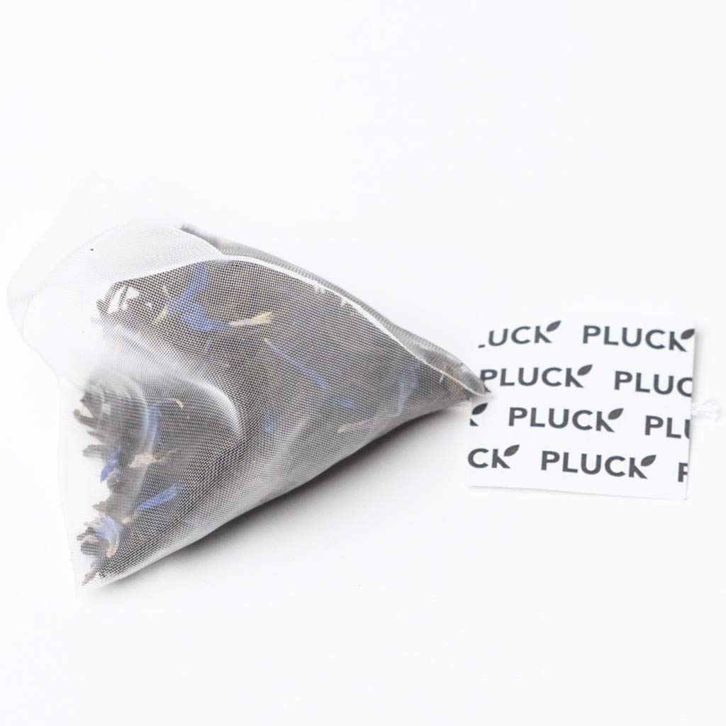 PLUCK TEA Earl Grey Cream – 2 x 15 Compostable Pyramid Tea Bags - Canadian Distribution - Ships Free Within Canada on Orders Above CAD $199