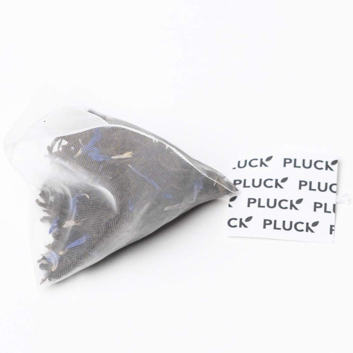 PLUCK TEA Earl Grey Cream – 2 x 15 Compostable Pyramid Tea Bags - Canadian Distribution - Ships Free Within Canada on Orders Above CAD $199