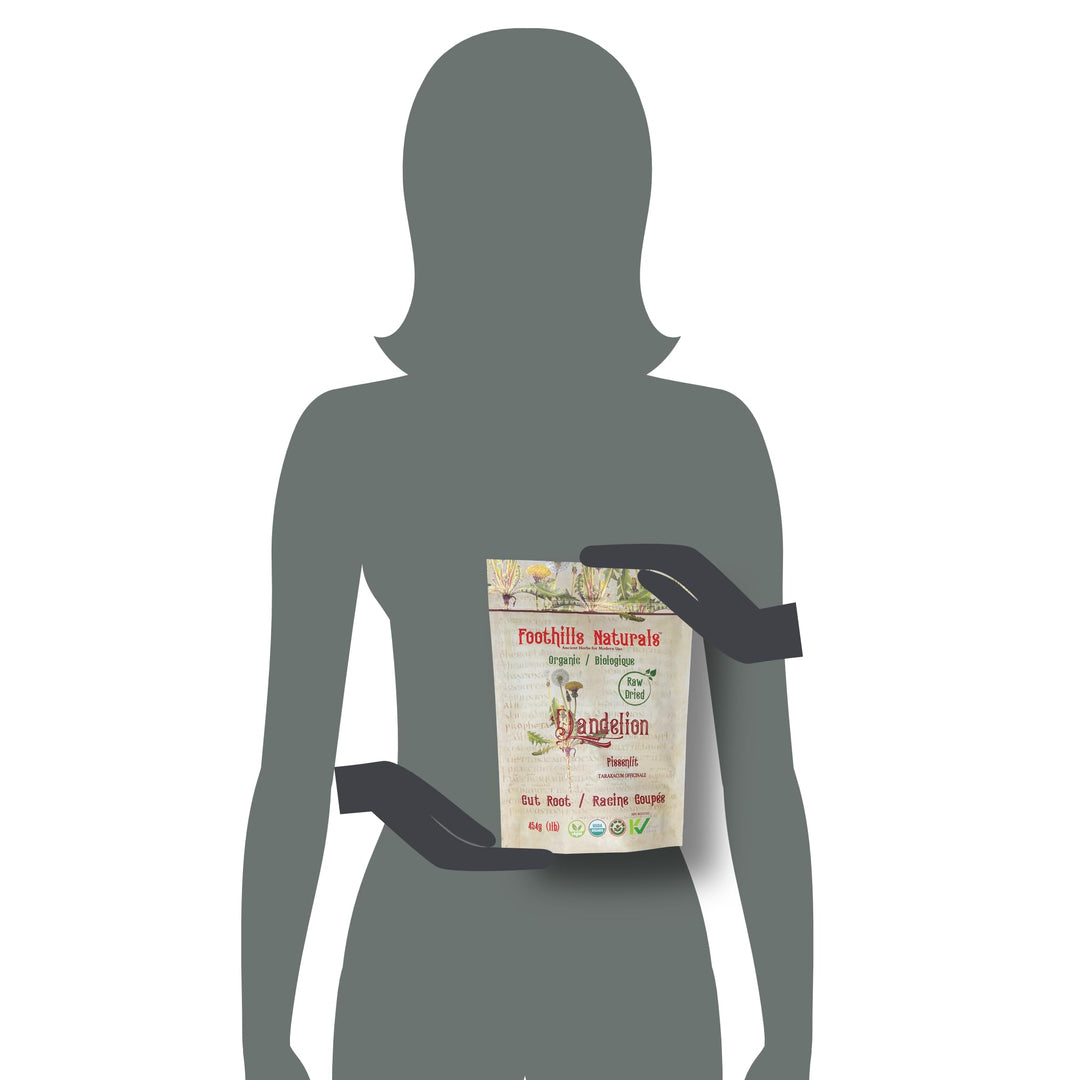 Foothills Naturals – Dandelion Root – Dry Raw Cut – 454g – Organic