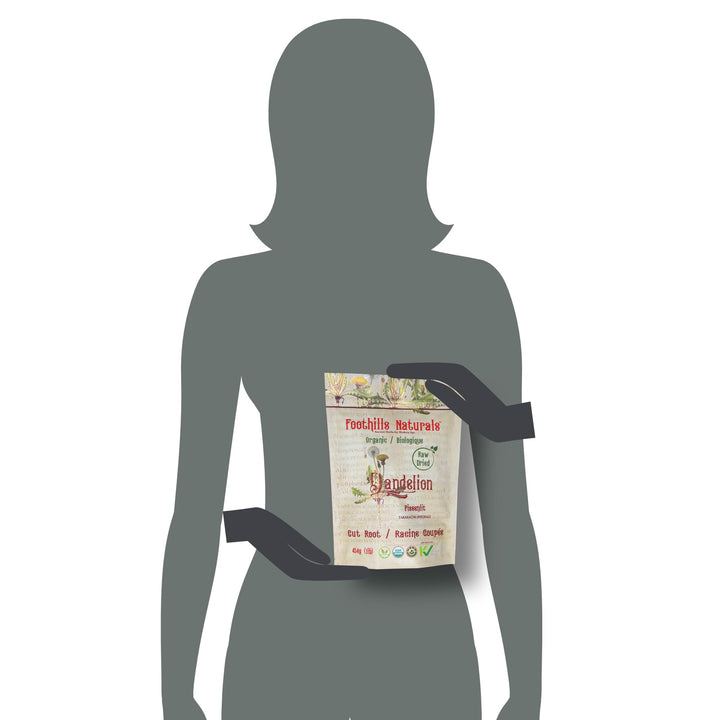 Foothills Naturals – Dandelion Root – Dry Raw Cut – 454g – Organic