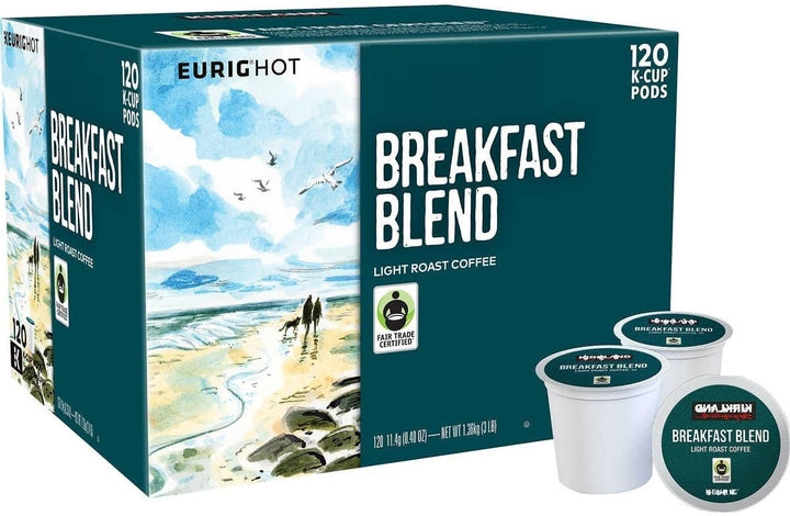 Kirkland Signature – Organic Breakfast Blend Coffee – Light Roast – 120 K Cups
