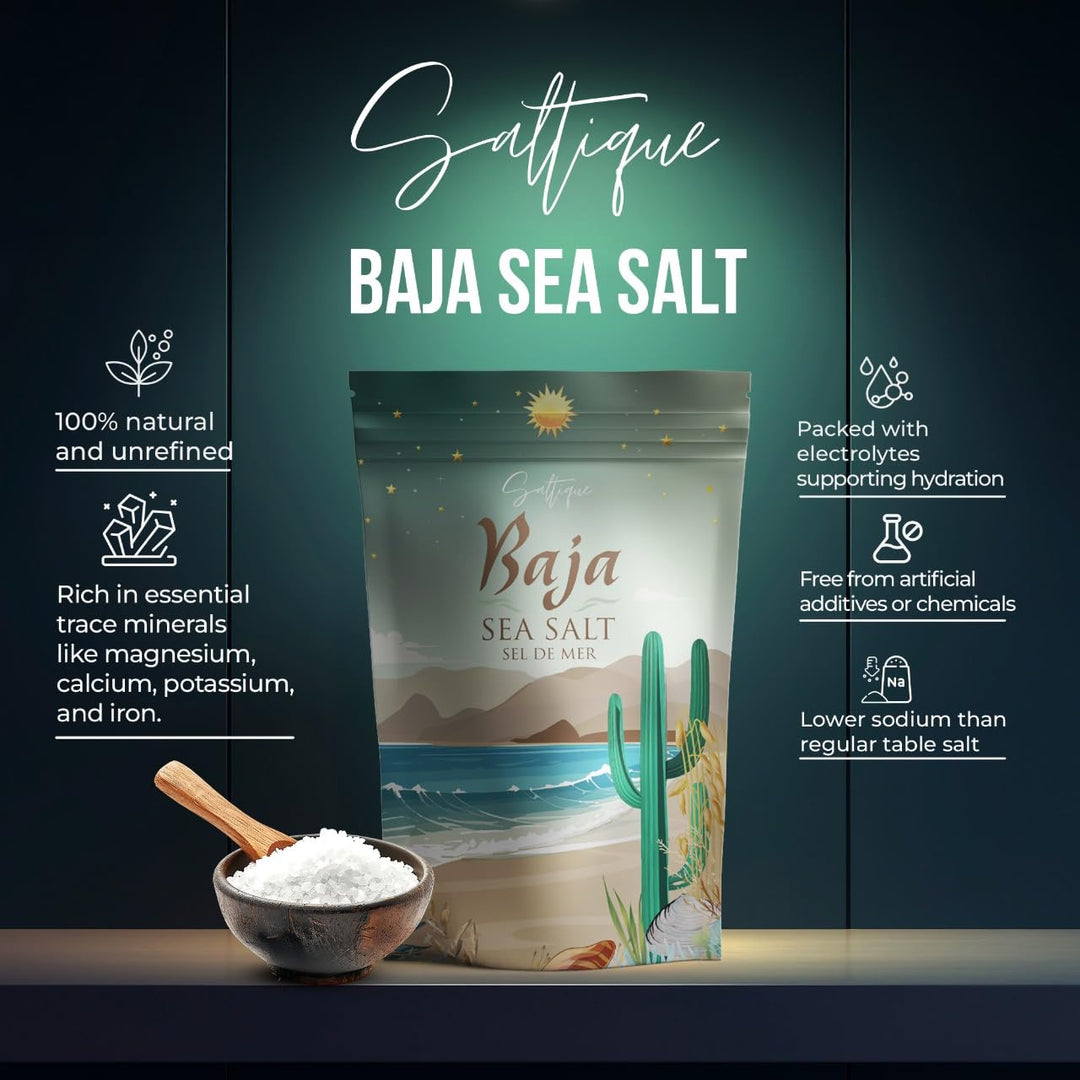 Baja – Sea Salt Fine Ground – Organic Mineral Rich – 5 lb