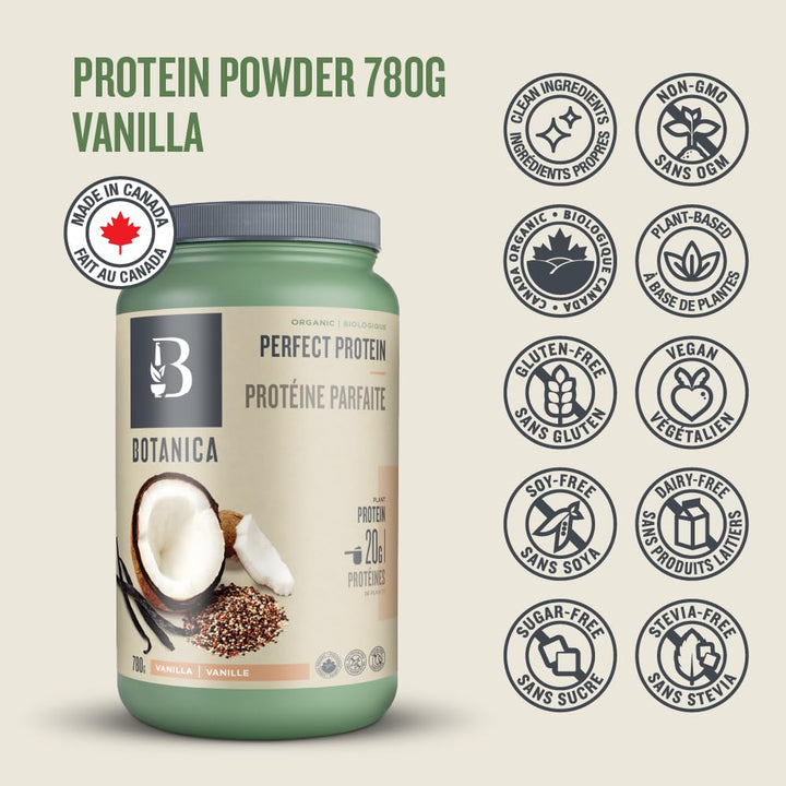 Botanica – Organic Vegan Perfect Protein – Vanilla – 780g