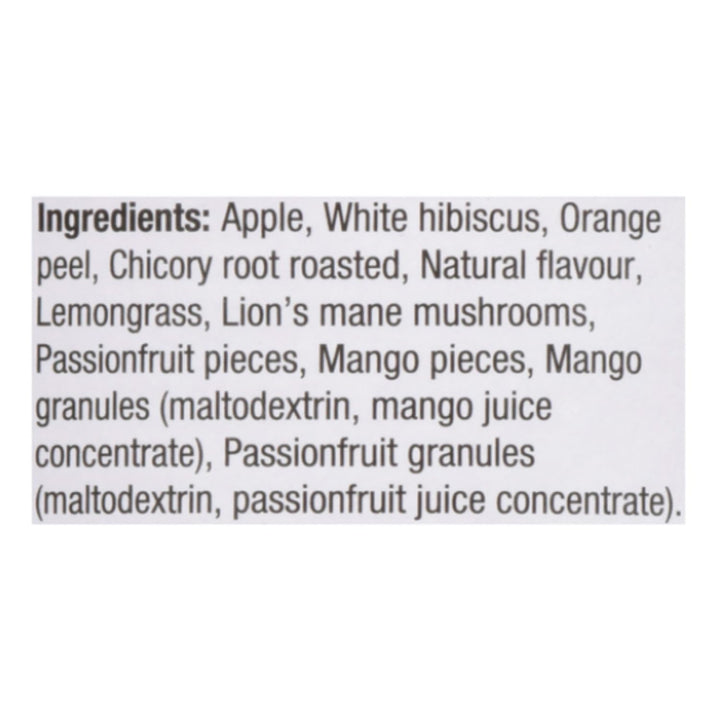 Tisane Tetley Mangue Fruit de la Passion, Tisane aux fruits sans caféine, 20 sachets (40g), Mélange mangue douce et fruit de la passion acidulé, Certifié Kasher - (Paquet de 6)