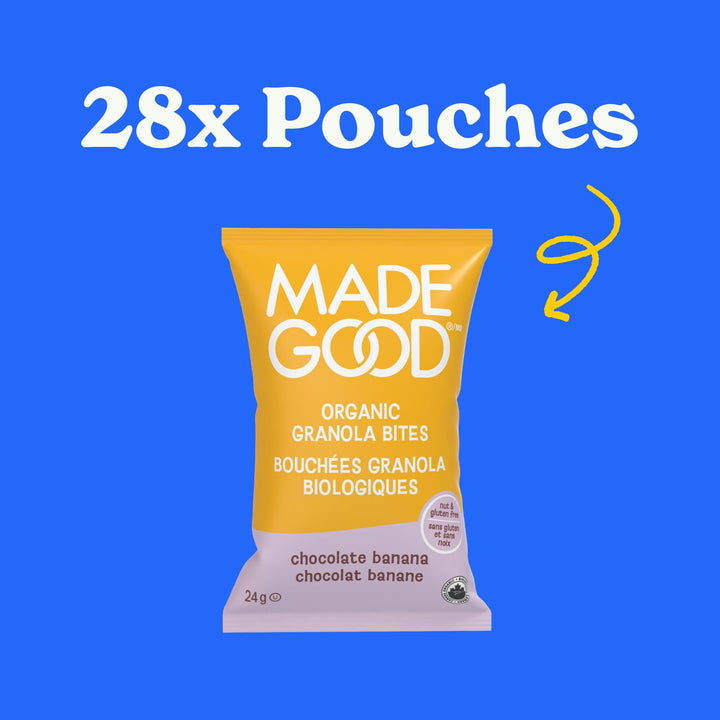 MadeGood – Granola Bites – Chocolate Banana – 28 Count