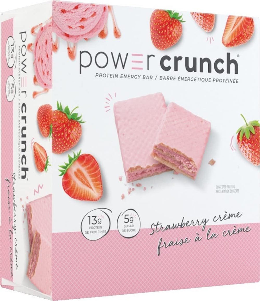 Power Crunch – Protein Bar – Strawberry Crème – 12 Pack