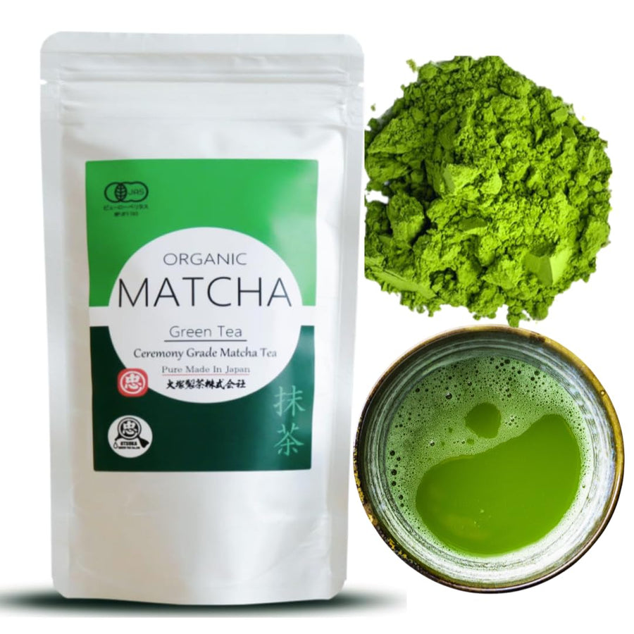 Organic Matcha – Ceremonial Grade – First Harvest – 100g – Made in Japan