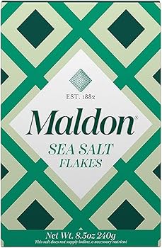 Spice Salt Sea Crystals Flakes - 12 x 240 g - Maldon - Restaurant and Foodservice Ingredients - Canadian Distribution