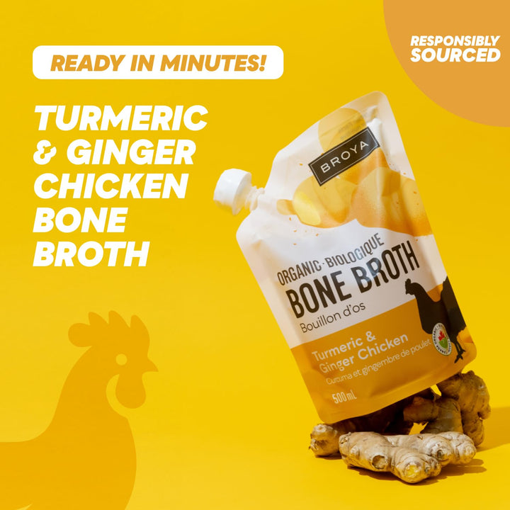 Broya – Bone Broth Variety Pack – Beef and Chicken – 4 Pack