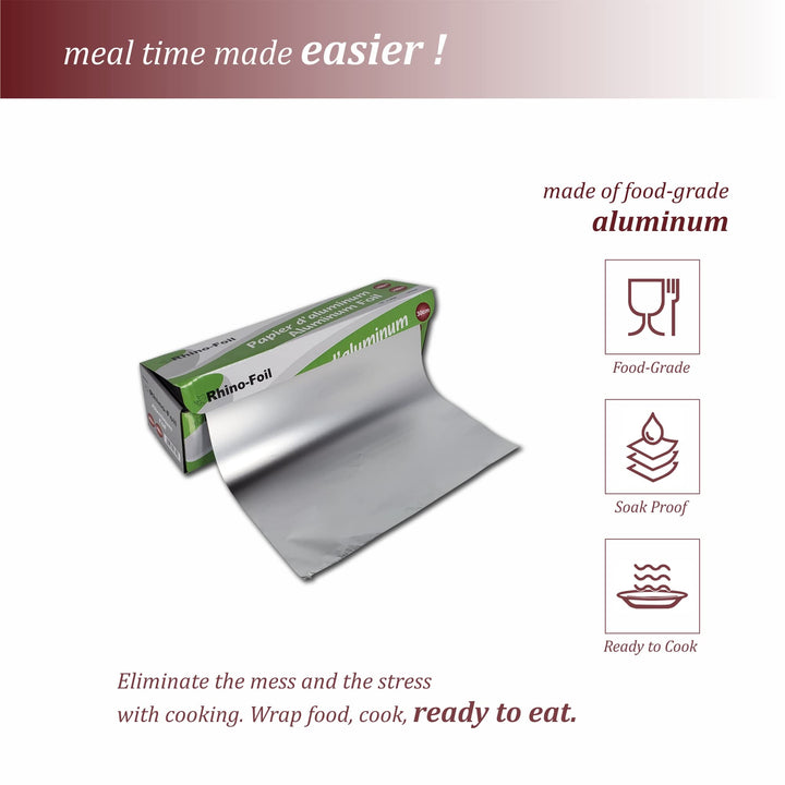 Rhino-Foil - 12" Aluminium Foil Roll - 200M