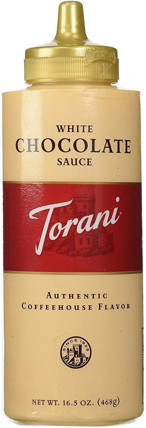 Torani Puremade Sauce Variety Pack - 4 Bottles (16.5oz Each) - Caramel, Dark Chocolate, White Chocolate & Pumpkin Pie - Canadian Distribution - Ships Free Within Canada on Orders Above CAD $199
