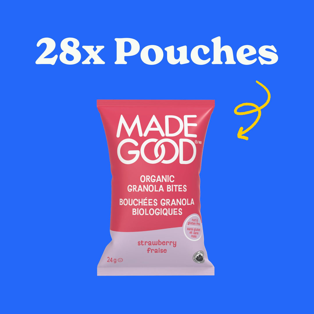 MadeGood – Strawberry Granola Bites – 28 Pack