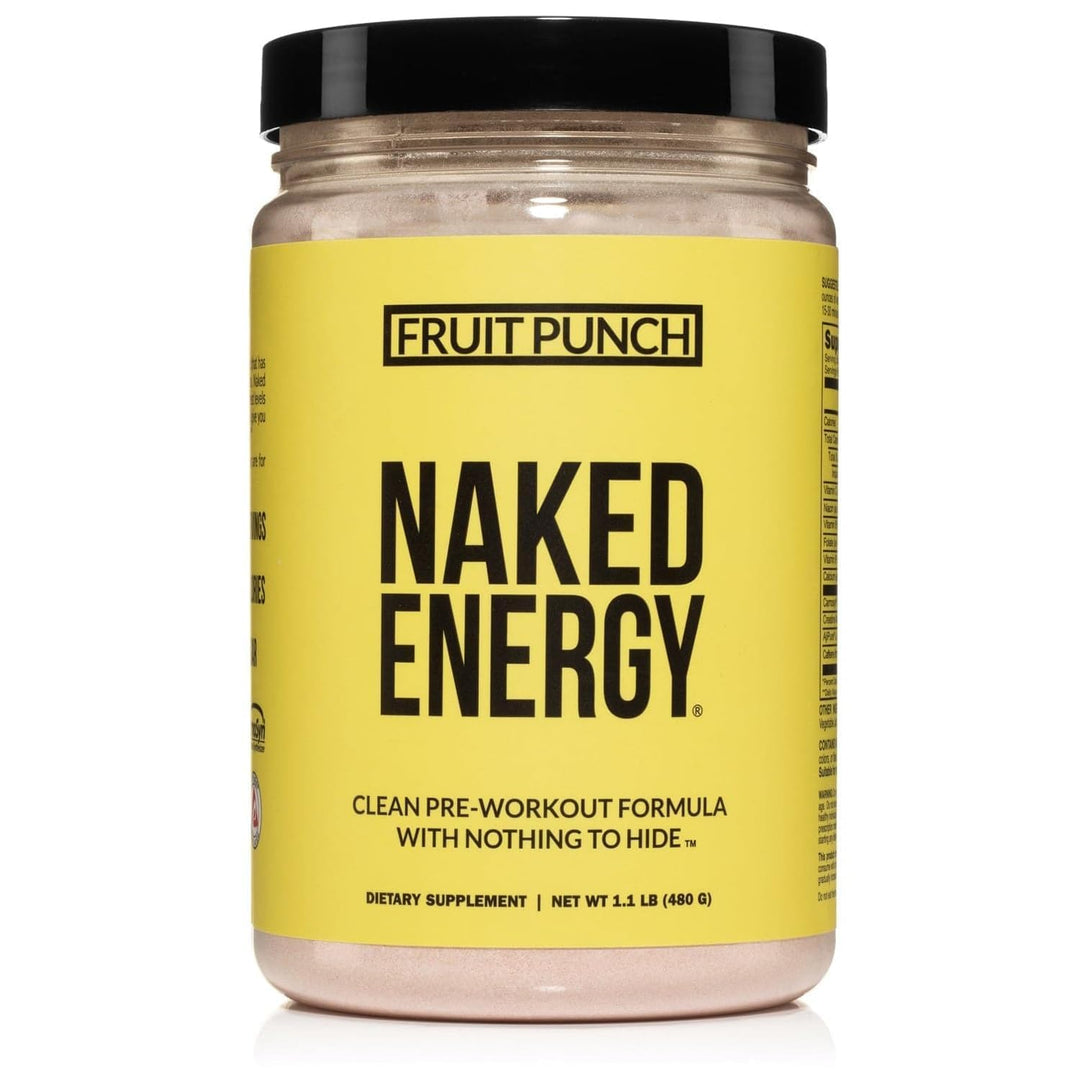 Naked (Naked Energy) – Pre Workout – Fruit Punch – 30 Servings – No Added Sweeteners