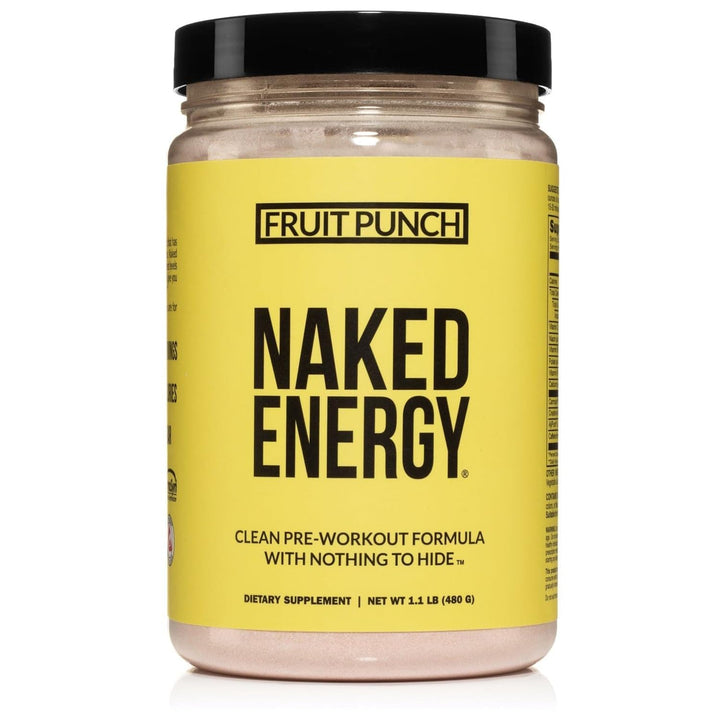 Naked (Naked Energy) – Pre Workout – Fruit Punch – 30 Servings – No Added Sweeteners