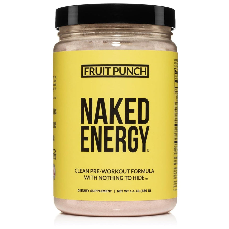 Naked (Naked Energy) – Pre Workout – Fruit Punch – 30 Servings – No Added Sweeteners