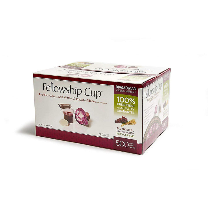 Broadman - Pre-filled Communion Cups - Juice and Wafer Set - 500 Count