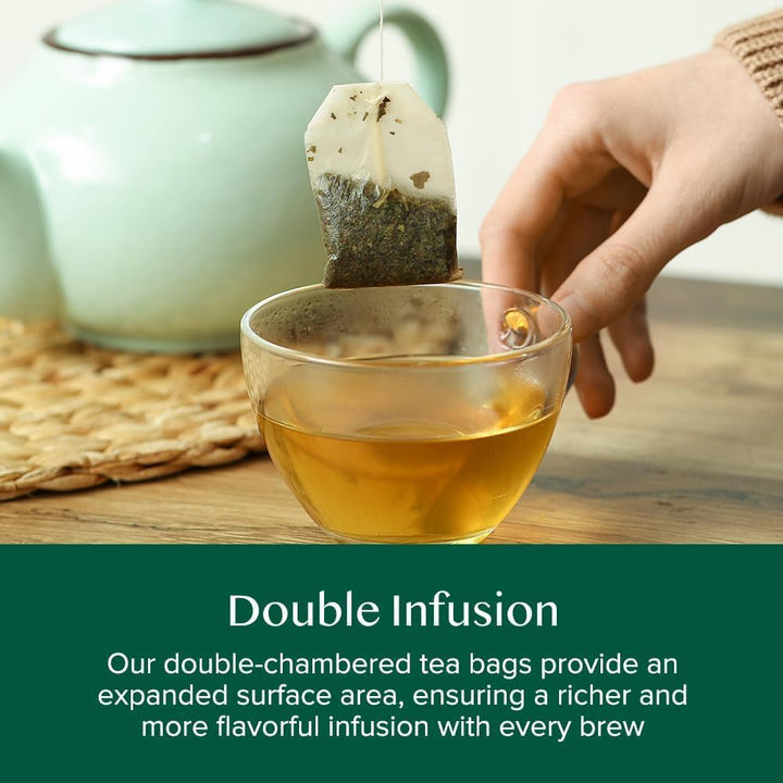 VAHDAM Herbal Tea Sampler - 36 Tea Bags in 6 Varieties | Caffeine-Free, Non-GMO Blends - Canadian Distribution - Ships Free Within Canada on Orders Above CAD $199
