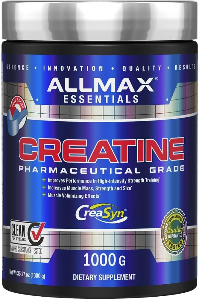 ALLMAX – Creatine Monohydrate Powder – 1000 g, 200 Servings