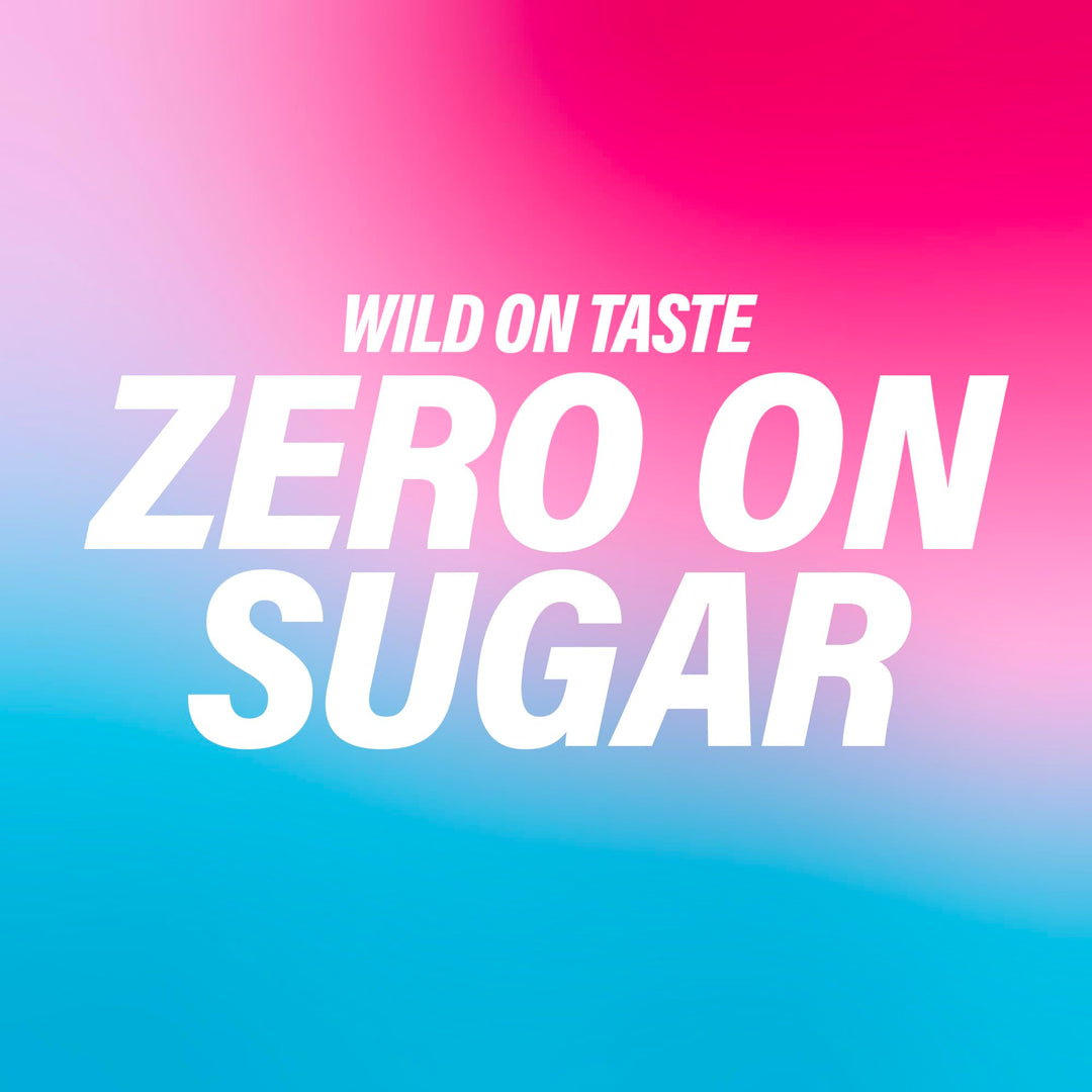 GURU – Zero Sucre Organic Energy Drink – Wild Ice Pop – 24 × 355mL – Zero sugar