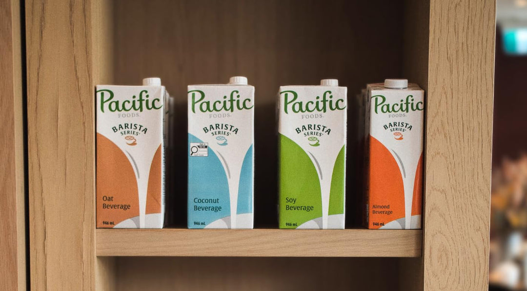 Pacific Foods Barista Series Pistachio Milk – 2 x 32 oz Plant-Based Beverage - Canadian Distribution - Ships Free Within Canada on Orders Above CAD $199
