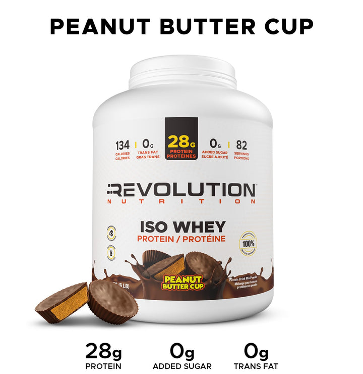Revolution Nutrition – Iso Whey – Chocolate Peanut Butter Cup – 6 lb