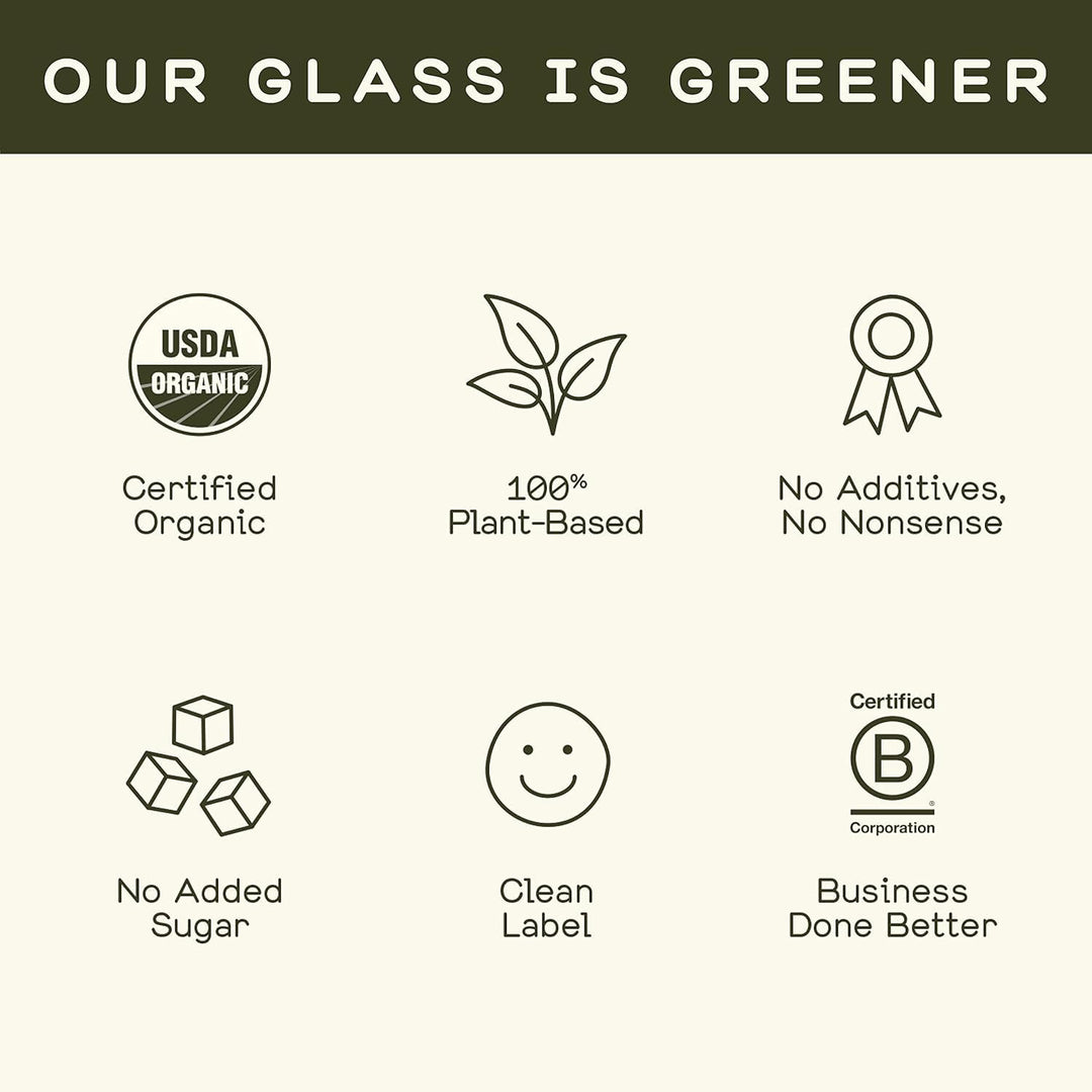 Greenhouse Juice – Pick Me Up Wellness Shots – Yerba Mate and Green Tea – 12 × 60mL