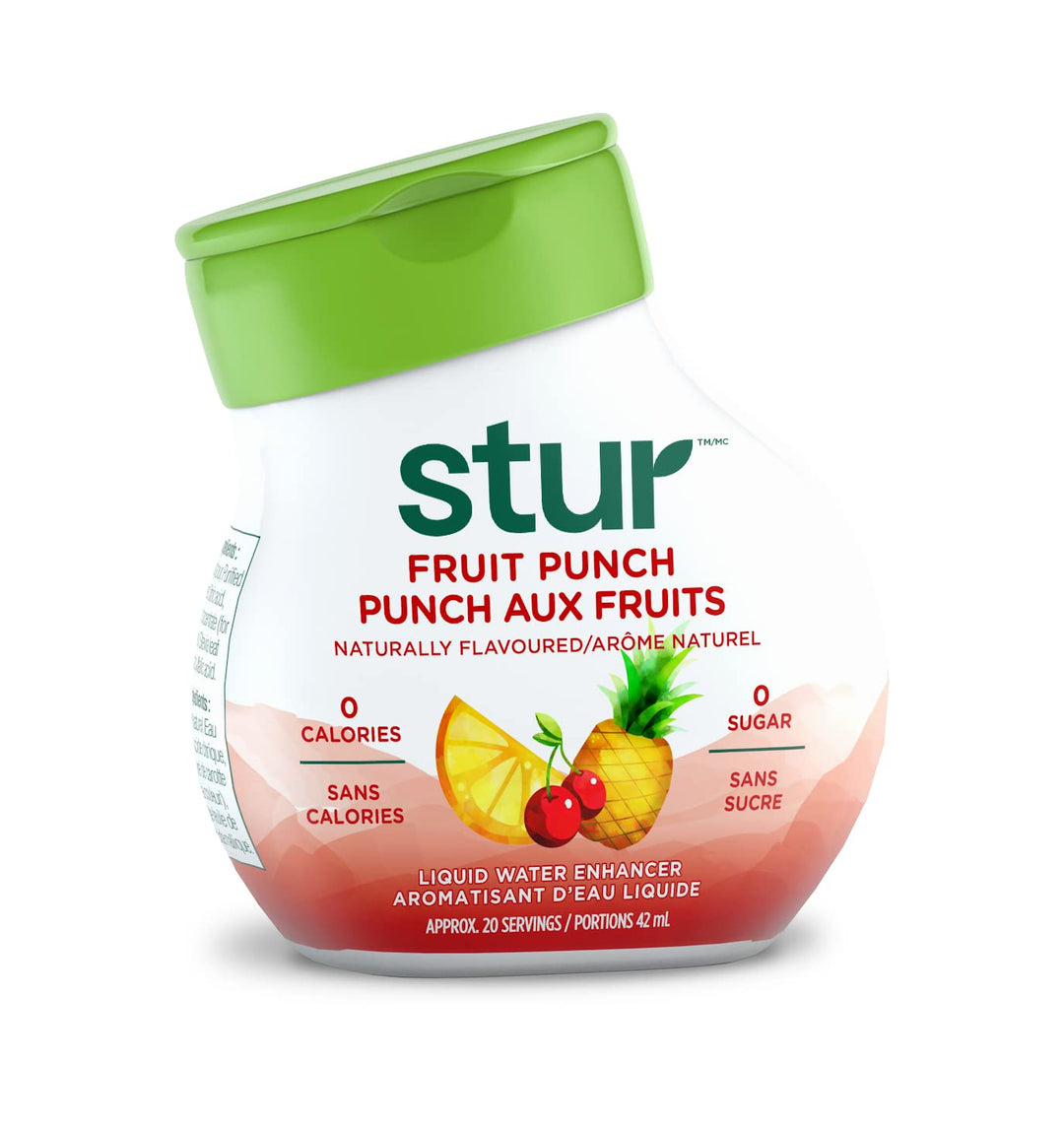 Stur – Natural Water Enhancer – Variety Pack – 5 Bottles (Makes 100 Drinks)