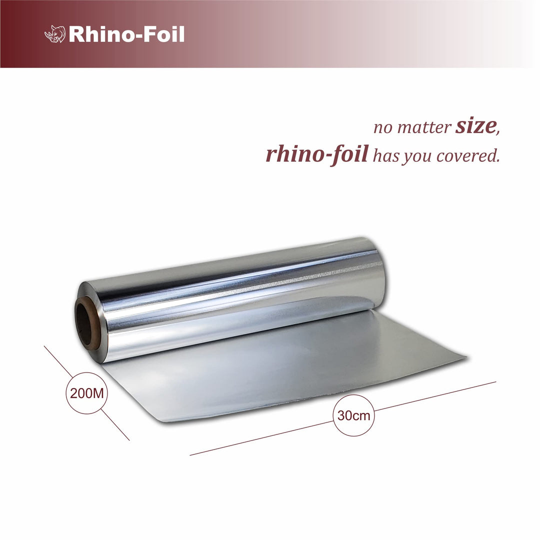 Rhino-Foil - 12" Aluminium Foil Roll - 200M