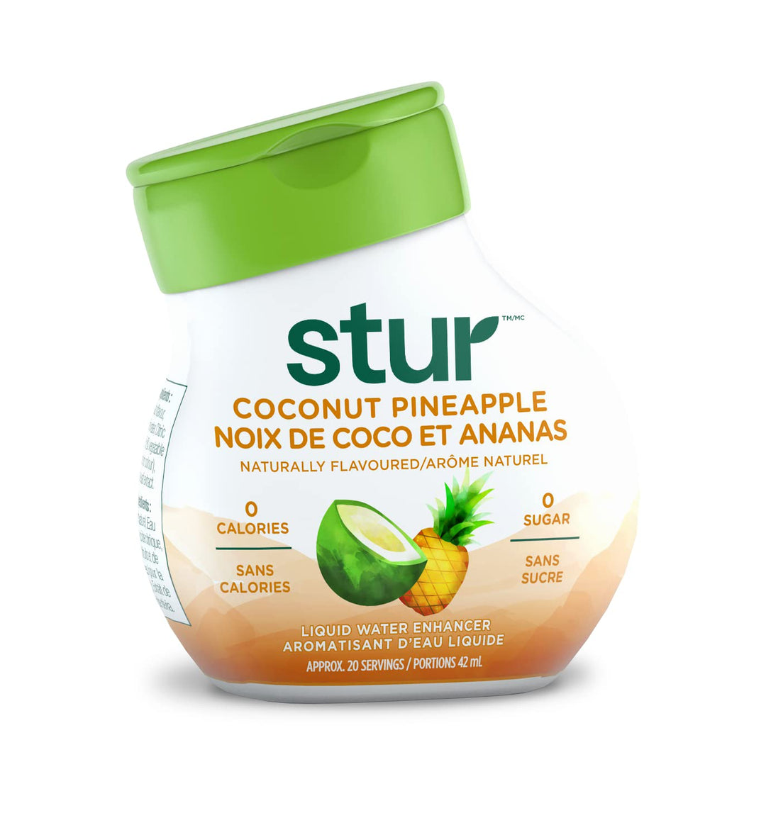Stur – Natural Water Enhancer – Variety Pack – 5 Bottles (Makes 100 Drinks)