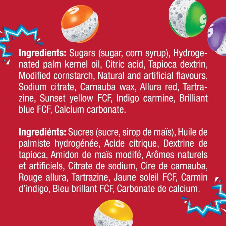 SKITTLES POP'D Original Freeze-Dried Fruity Candy, Crunchy Snack Pack 155g - Canadian Distribution - Ships Free Within Canada on Orders Above CAD $199