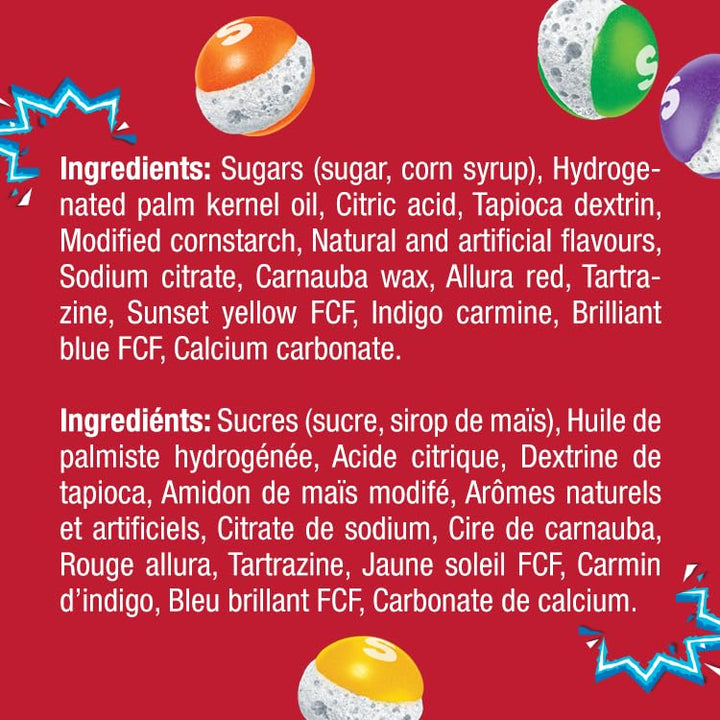 SKITTLES POP'D Original Freeze-Dried Fruity Candy, Crunchy Snack Pack 155g - Canadian Distribution - Ships Free Within Canada on Orders Above CAD $199