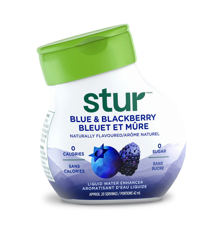 Stur – Natural Water Enhancer – Variety Pack – 5 Bottles (Makes 100 Drinks)