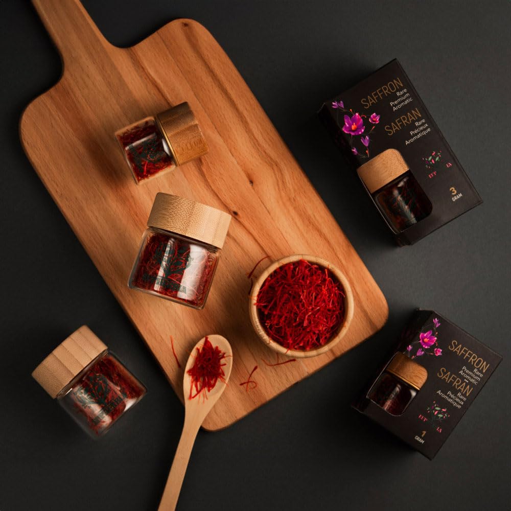 EUPHERBIA – Saffron Threads – Grade A Plus – 3g – Hand harvested