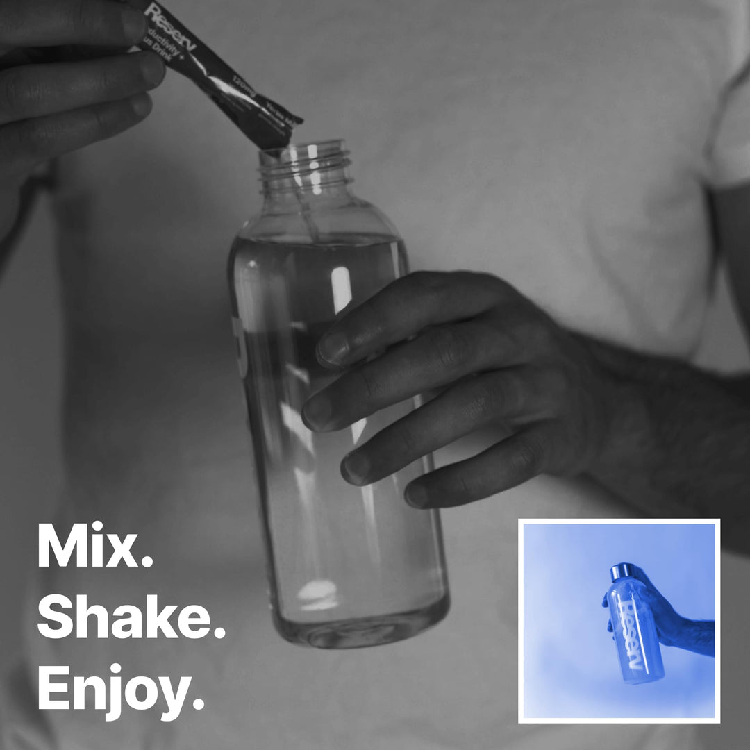 Reserv – Energy Drink Powder – Yerba Mate – Blueberry Lemonade – 24 Sticks