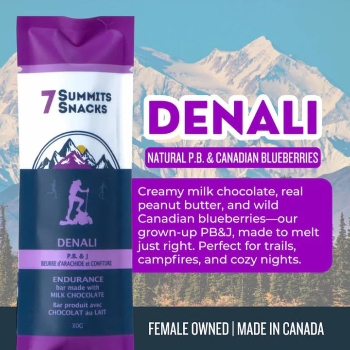 7 Summits Snacks Energy Bar Explorer Box – 10 Pack (31g each) - Canadian Distribution - Ships Free Within Canada on Orders Above CAD $199