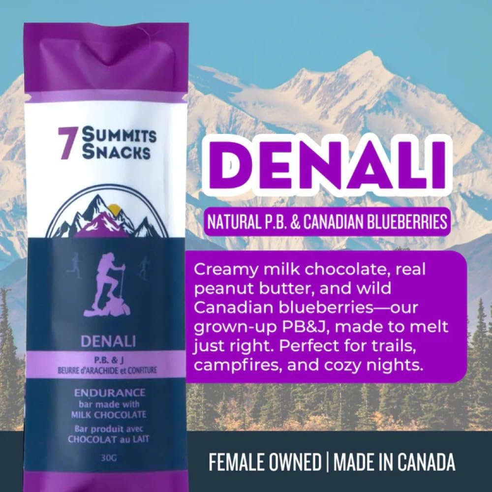 7 Summits Snacks Chocolate & Superfood Explorer Box – 10 Bars (5x31g & 5x80g) - Canadian Distribution - Ships Free Within Canada on Orders Above CAD $199