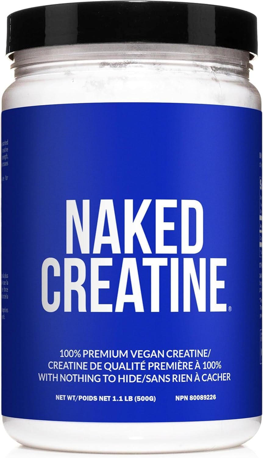 Naked – Creatine Monohydrate Powder – Unflavored – 500 g, 100 Servings