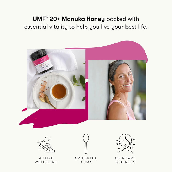 New Zealand Honey Co. – Manuka Honey – UMF 20+ / MGO 829+ – 500 g