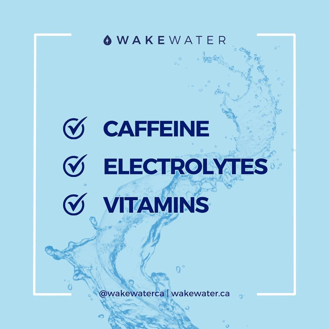 WakeWater Plus – Energy Powder – Raspberry Lemonade – 10 Sticks – Vitamins electrolytes