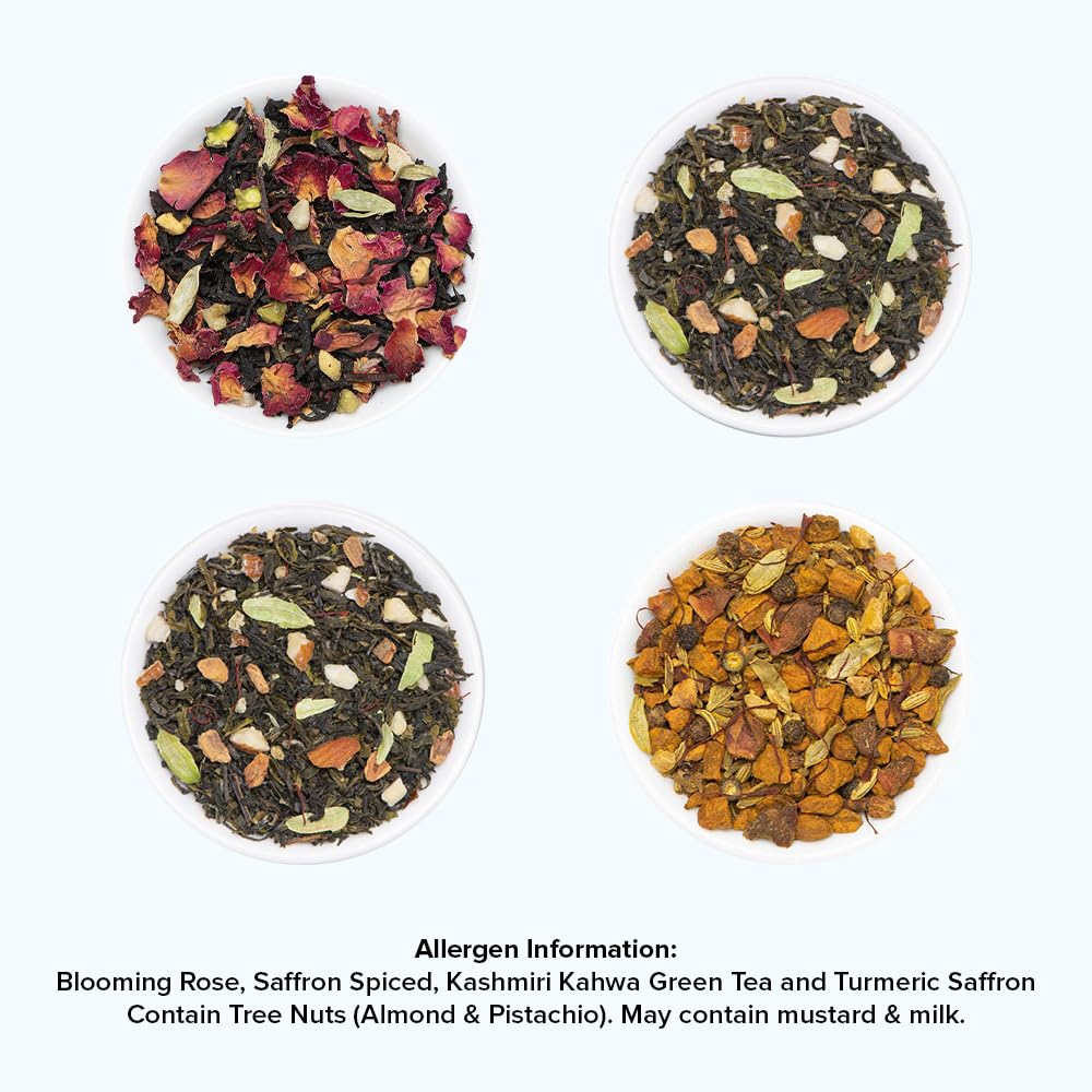 VAHDAM – Christmas Tea Gift Set – 24 Loose Leaf Teas