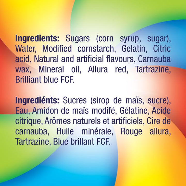 LIFE SAVERS Fruit Rings Gummy Candy – Strawberry, Pineapple, Blue Raspberry, Pear & Lemon – 2 x 180g - Canadian Distribution - Ships Free Within Canada on Orders Above CAD $199