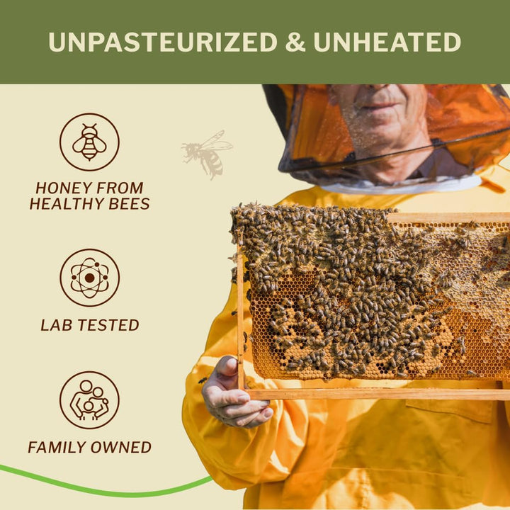 Oneroot – Canadian Raw Buckwheat Honey – Original – 1kg – High antioxidants