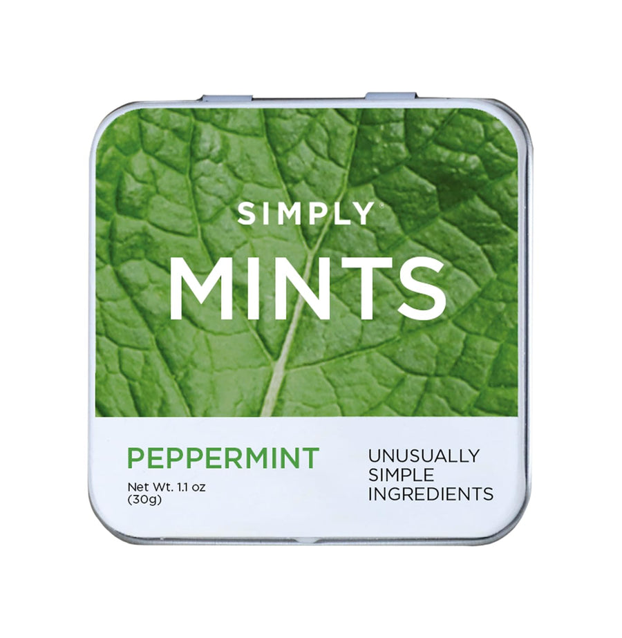 Simply Mints – Peppermint Mints – Original – 6 Pack / 180 Pieces – Natural ingredients