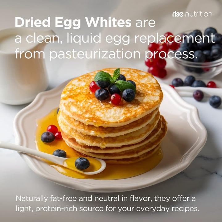 Rise Nutrition – Egg White Protein Powder – Unflavoured – 240g – Single ingredient