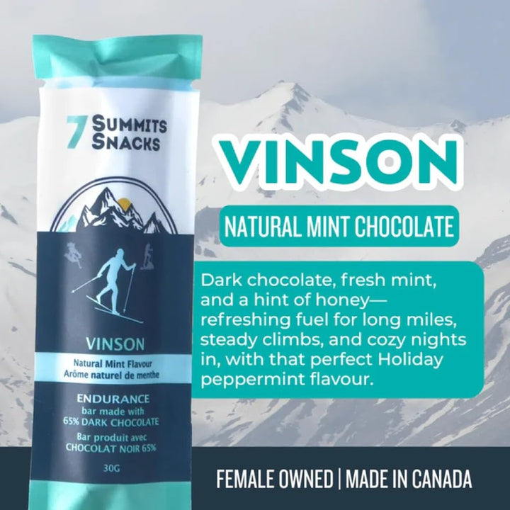 7 Summits Snacks Dark Chocolate Explorer Box – 12 Bars (8x31g & 4x80g) - Canadian Distribution - Ships Free Within Canada on Orders Above CAD $199