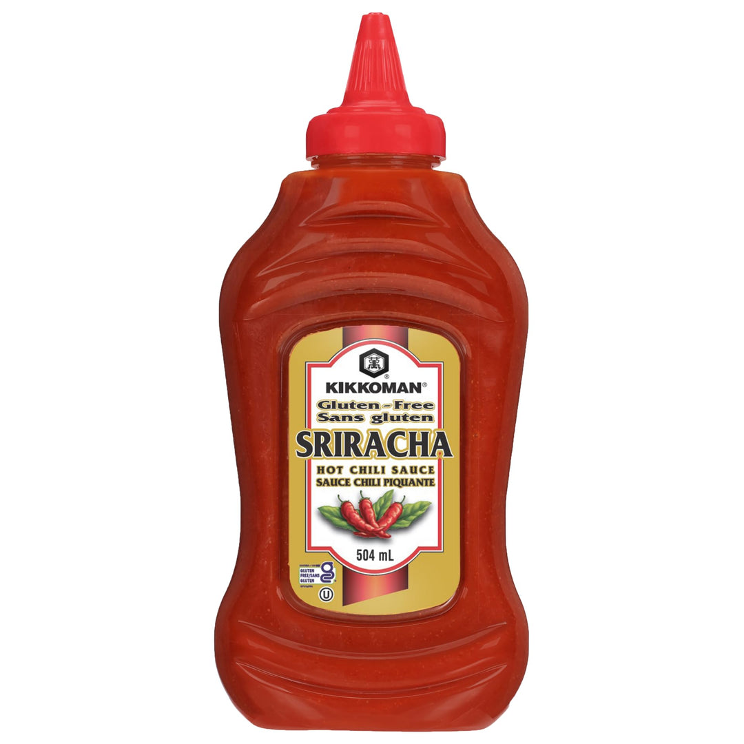 Kikkoman Gluten-Free Sriracha Hot Chili Sauce (2 Packs) - Canadian Distribution - Ships Free Within Canada on Orders Above CAD $199