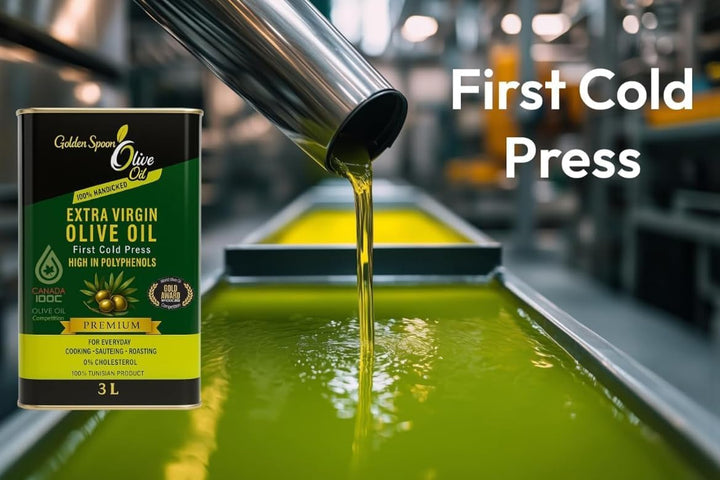 Golden Spoon – Extra Virgin Olive Oil – Chemlali / Low Acidity – 3L – Gold Medal Winner