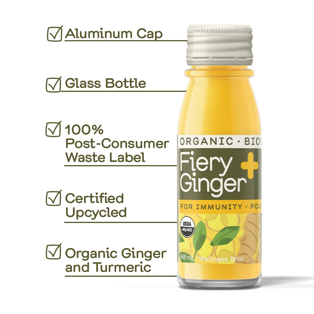 Greenhouse Juice - Fiery Ginger Wellness Shot - Organic - 12-Pack