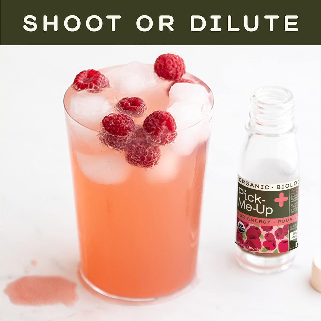 Greenhouse Juice – Pick Me Up Wellness Shots – Yerba Mate and Green Tea – 12 × 60mL